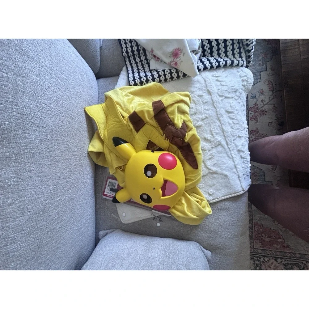 Pokemon Child Pikachu Halloween, Cosplay, Dress up, Pretend play Costume -7 Sz
